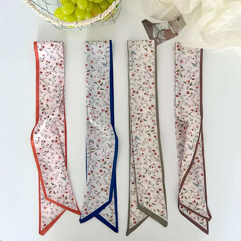 Silk Neck Scarf - Novedad 2026: Pañuelo de satén ajustado