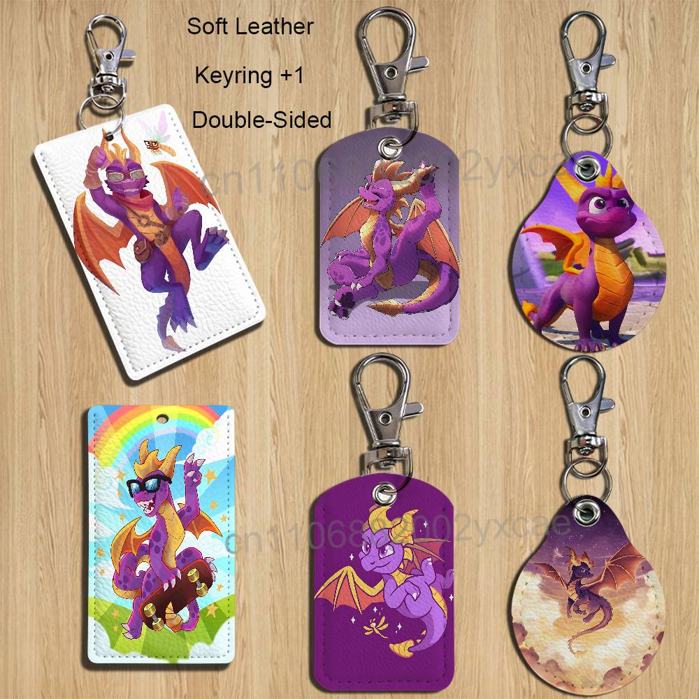 Lanyard Badge Holder - Llavero de cuero con cordón de