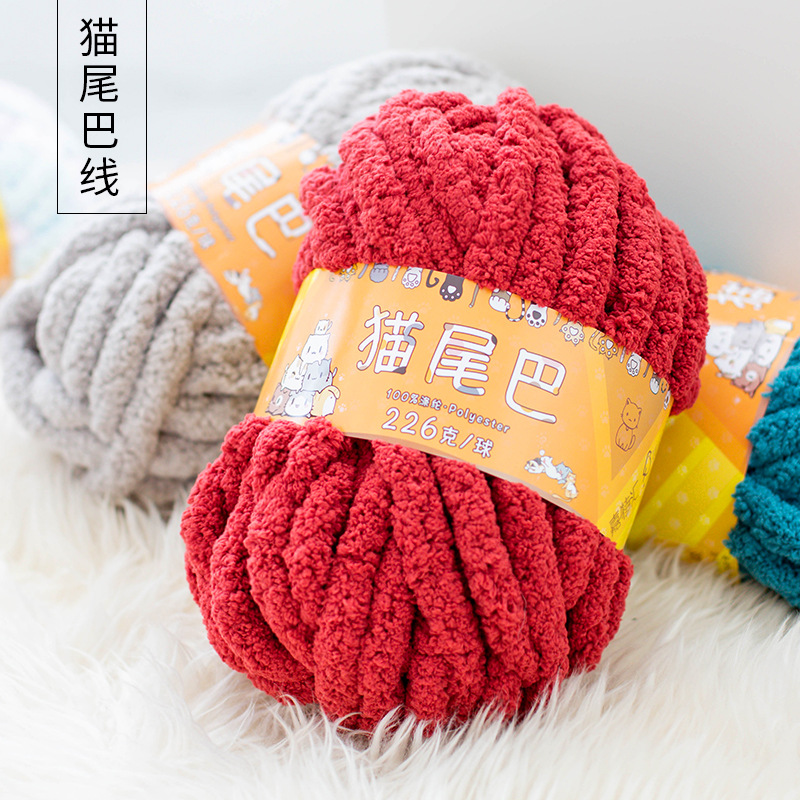 Woven Scarf Blanket - Hilo súper grueso para cama de