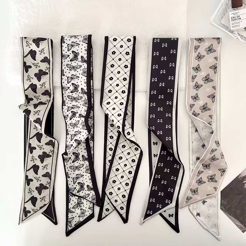 Ascot Neck Scarf - Modelo de marca de lujo para