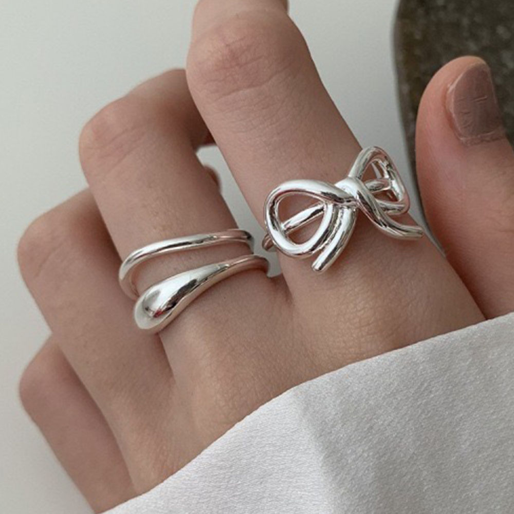 Tie Clip Silver - Anillo Simple de Plata de Ley