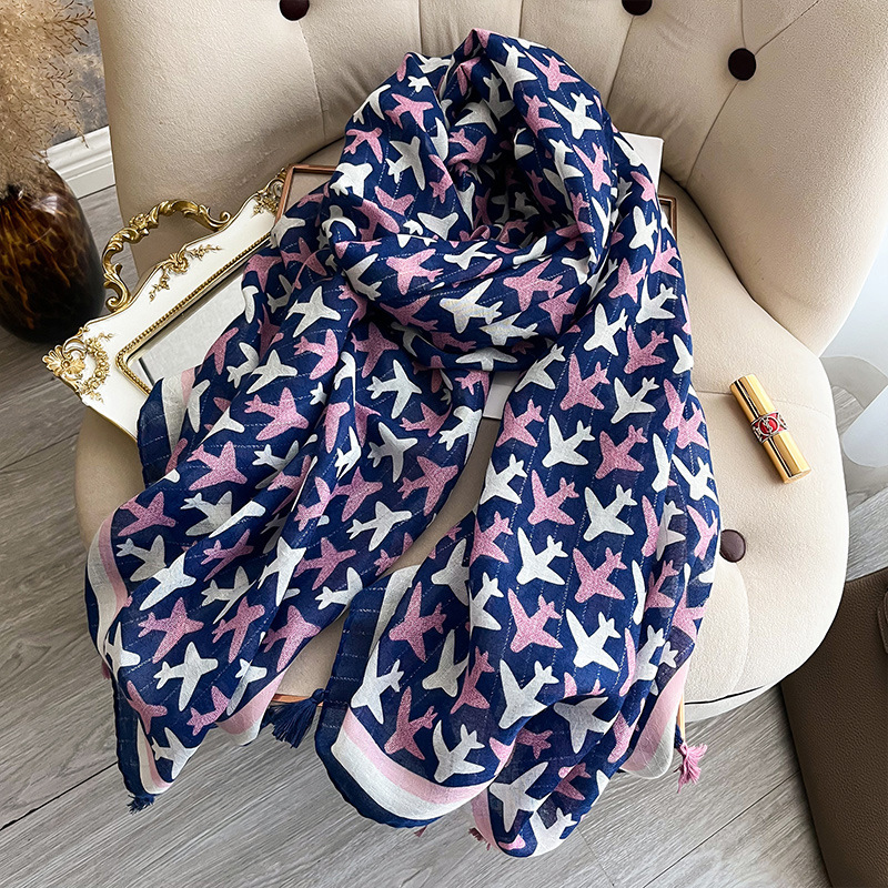 Pashmina Wrap Large - Bufanda de algodón de marca de