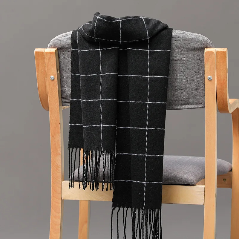 Muffler Men Wool - 2023 nuevo invierno hombres bufanda mantener