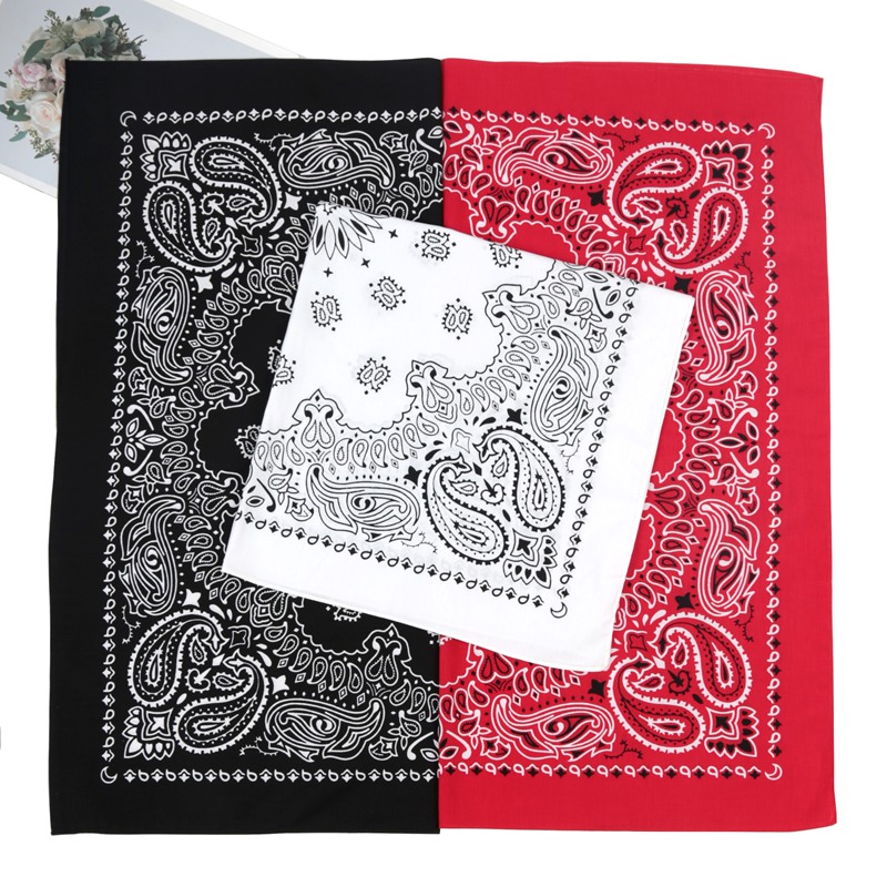 Bandana Cotton - Pañuelo Bandana Grande Unisex de 70*70cm,