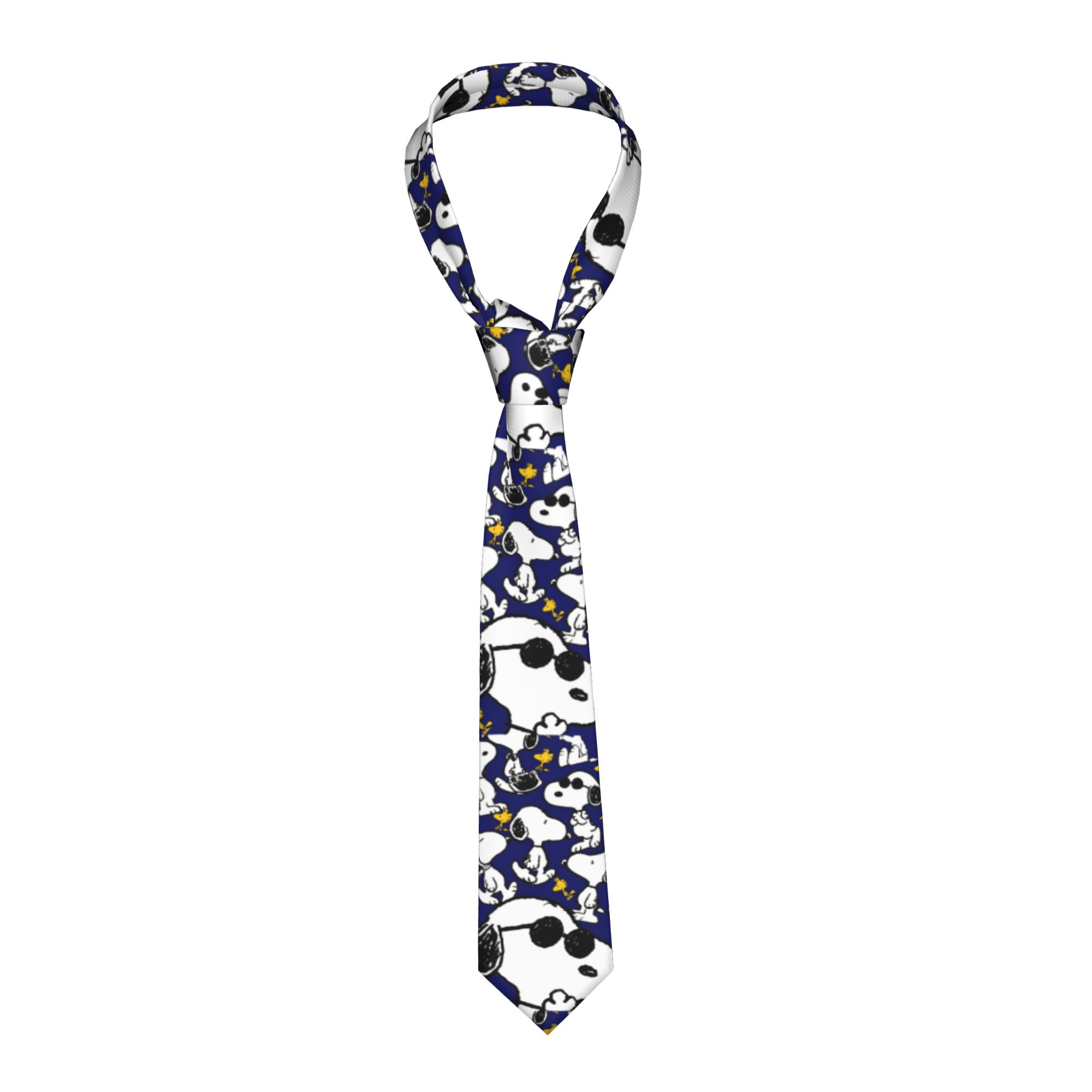 Skinny Tie Men - Corbata de Woodstock de Snoopy Unisex