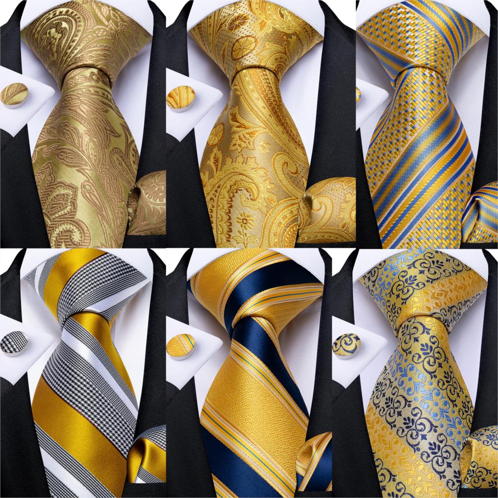 Silk Tie Striped - Corbata DiBanGu para hombre, corbata de