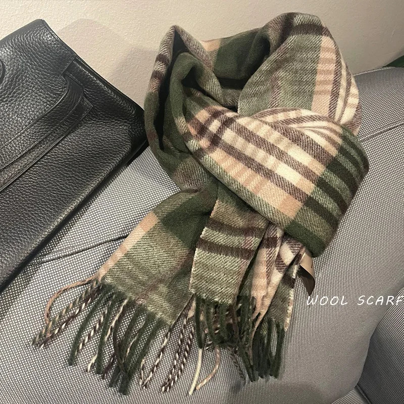 Muffler Men Wool - Bufanda de lana 100% de alta