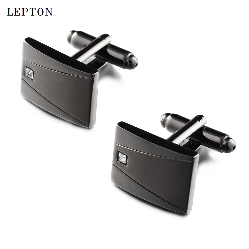 Tie Bar Set Gift - Gemelos y pinzas de corbata negros