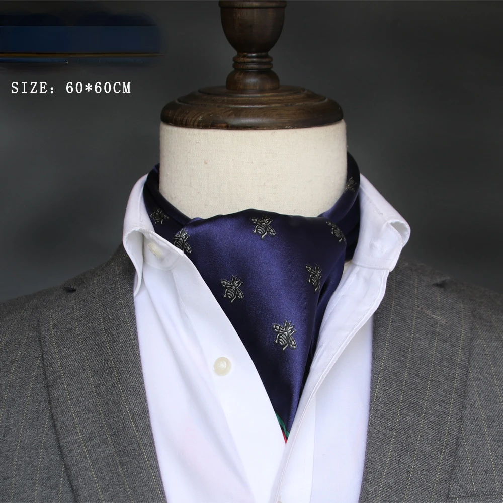 Silk Neck Scarf - Bufanda de seda británica para hombre,