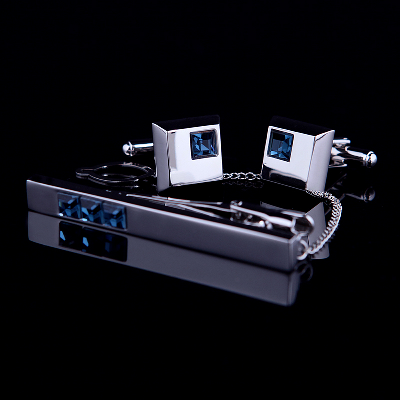 Tie Bar Set Gift - KFLK-gemelos de alta calidad para hombre,