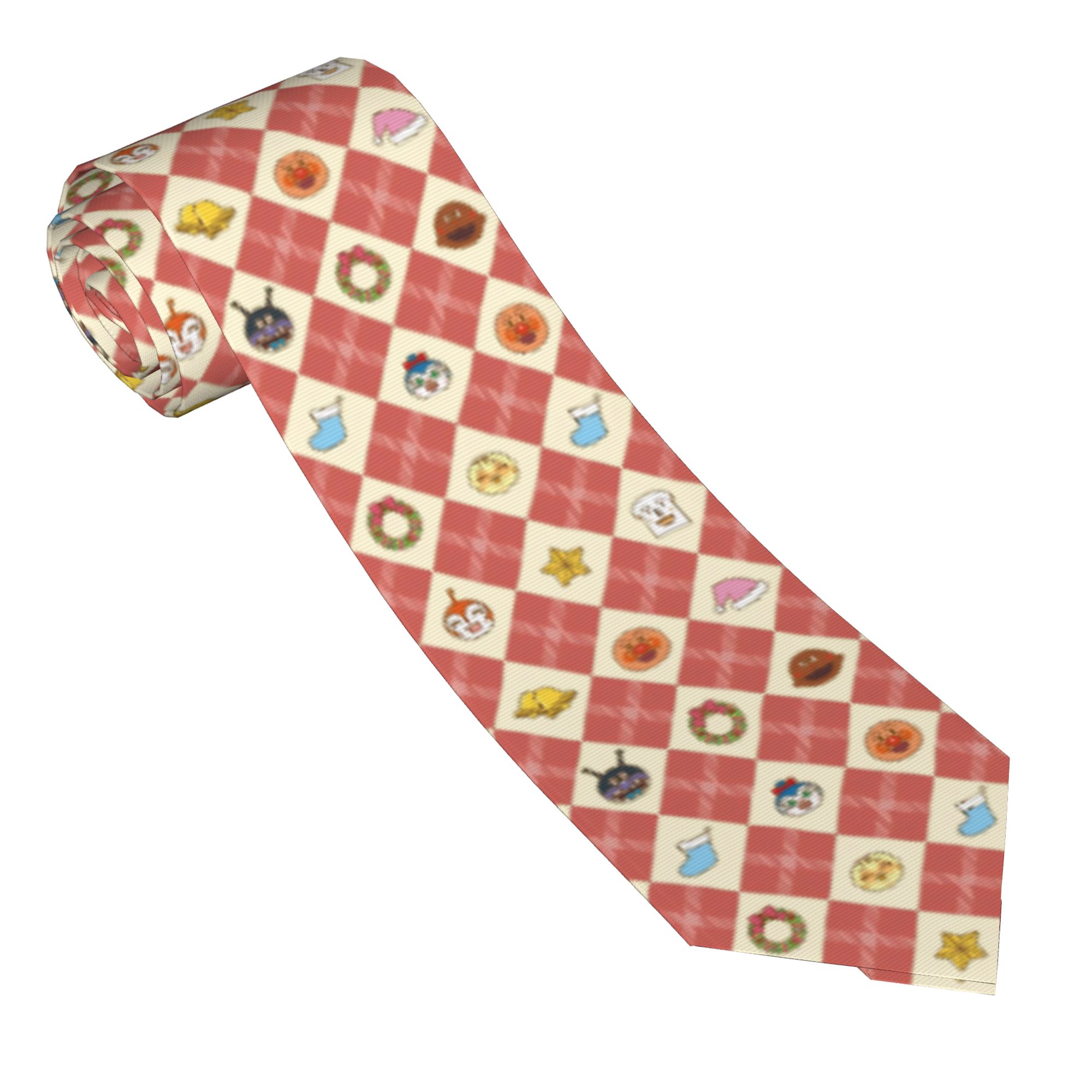Skinny Tie Men - Corbata de dibujos animados de Anpanman,