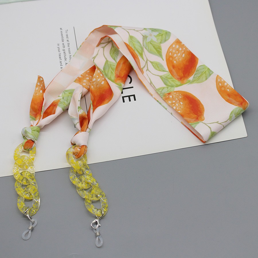 Silk Neck Scarf - Bufanda de seda con estampado bohemio,