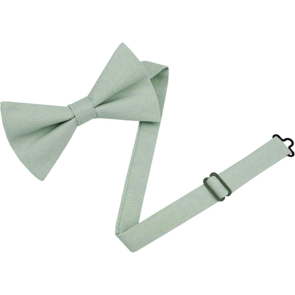 Bow Tie Pre Tied - Corbatas de Lazo de Lino y