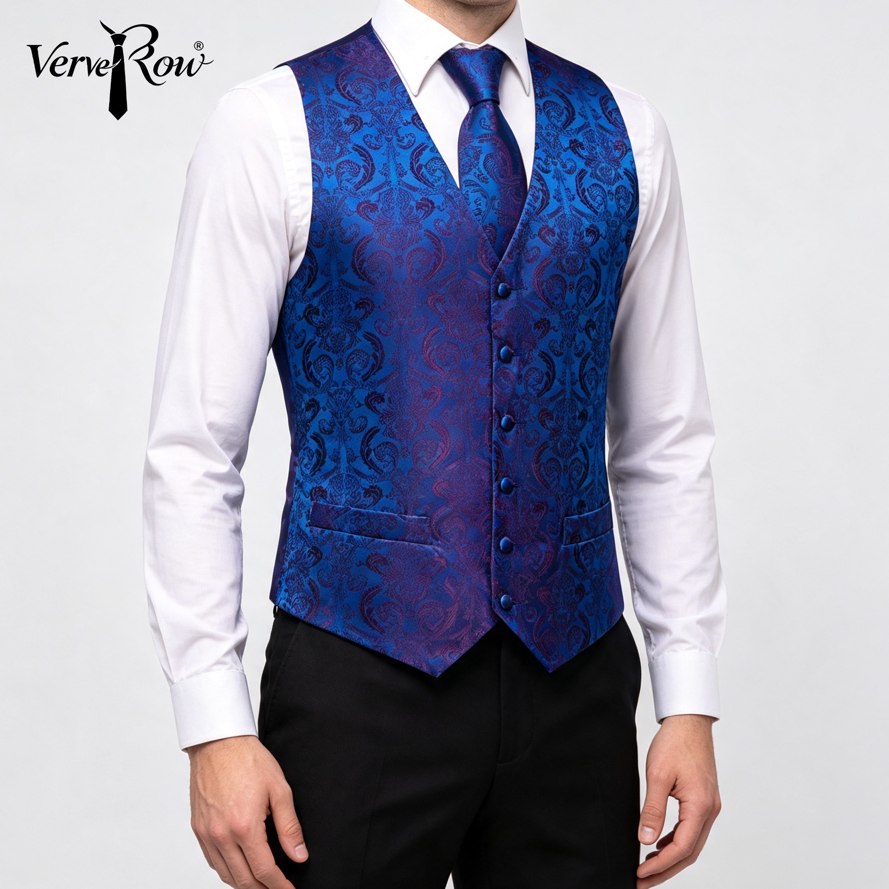 Pocket Square Set - Conjunto de 3 piezas de chaleco,