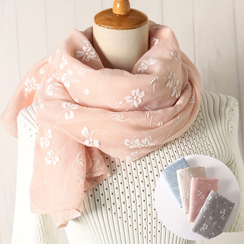Bandana Cotton - Bufanda de seda larga y fina
