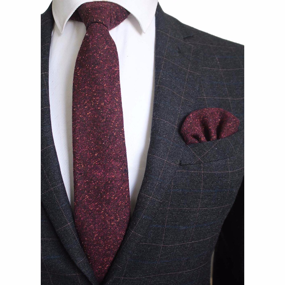 Handkerchief Cotton Men - Ricnais-corbata de lana de 8cm para