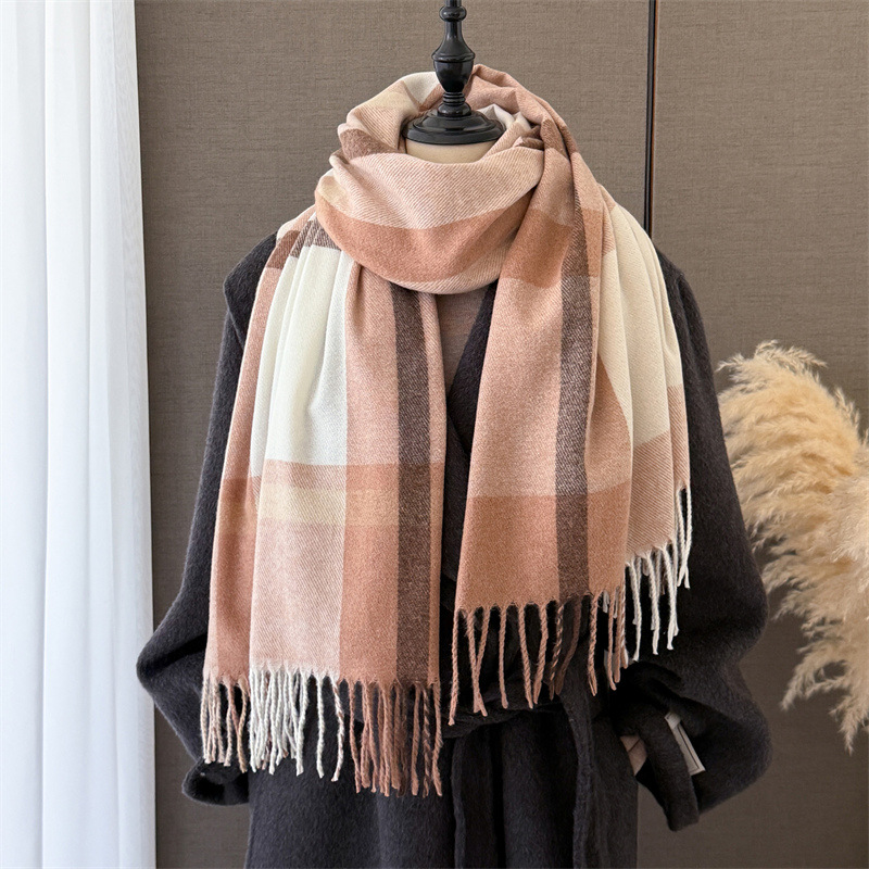 Pashmina Wrap Large - Bufanda tipo manta de imitación de