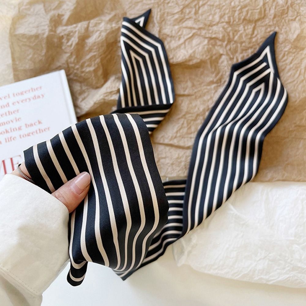 Elegante pañuelo francés a ray - Silk Tie Striped reseña y precio
