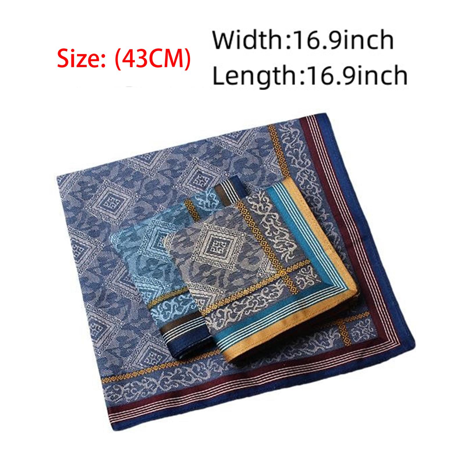 3 pañuelos de bolsillo para ho - Handkerchief Cotton Men reseña y precio