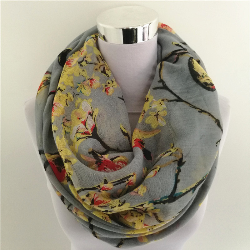 Nueva bufanda de viscosa con e - Infinity Scarf Knit reseña y precio