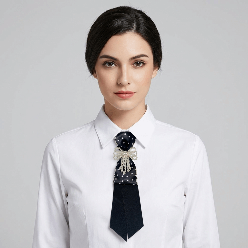 Corbata Negra Y2K con Lazo Geo - Bow Tie Pre Tied reseña y precio