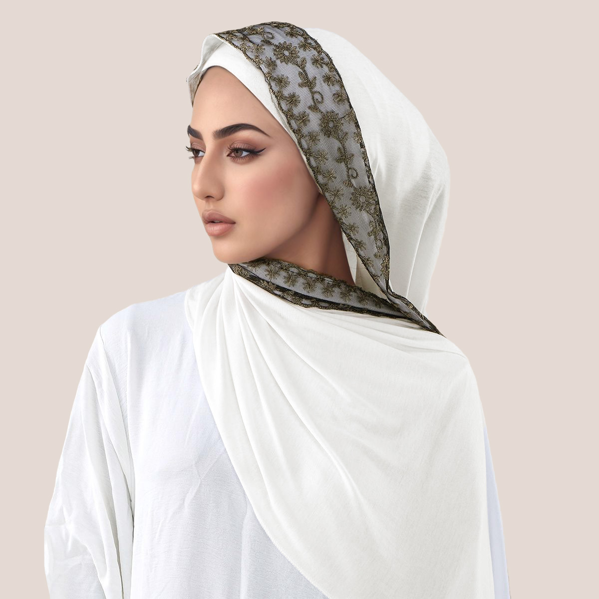 Jersey de algodón bordado de e - Head Wrap Turban reseña y precio