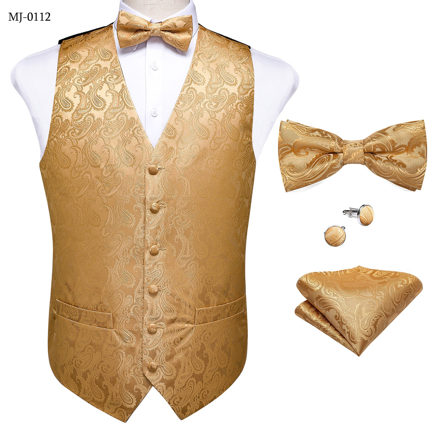 Conjunto Completo Retro con Di - Pocket Square Set reseña y precio