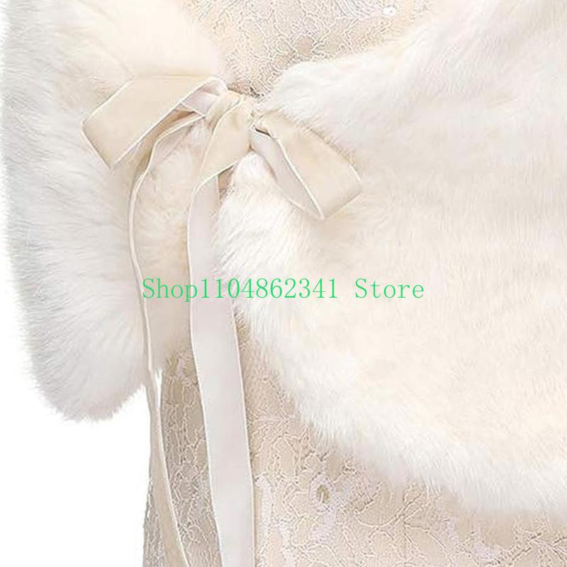 652F Estolas piel sintética so - Stole Wedding Shawl reseña y precio