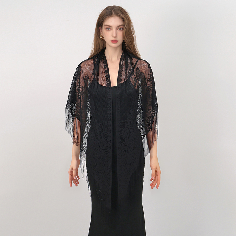 Nuevo bordado bufanda de encaj - Stole Wedding Shawl reseña y precio