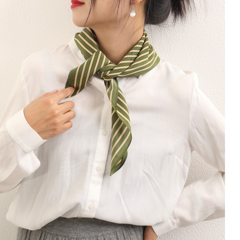 Bufandas de seda 100% con esta - Silk Tie Striped reseña y precio