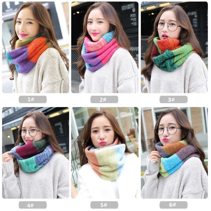 VISROVER bufandas de Color par - Infinity Scarf Knit reseña y precio