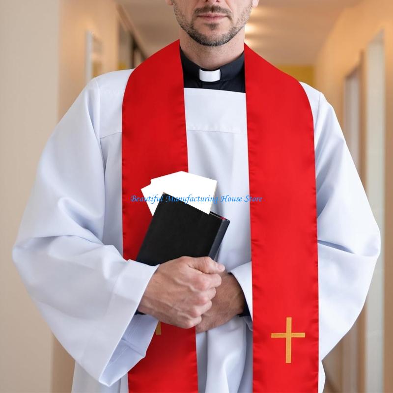E56A 2 uds. Bufanda Pastor Rev - Stole Wedding Shawl reseña y precio