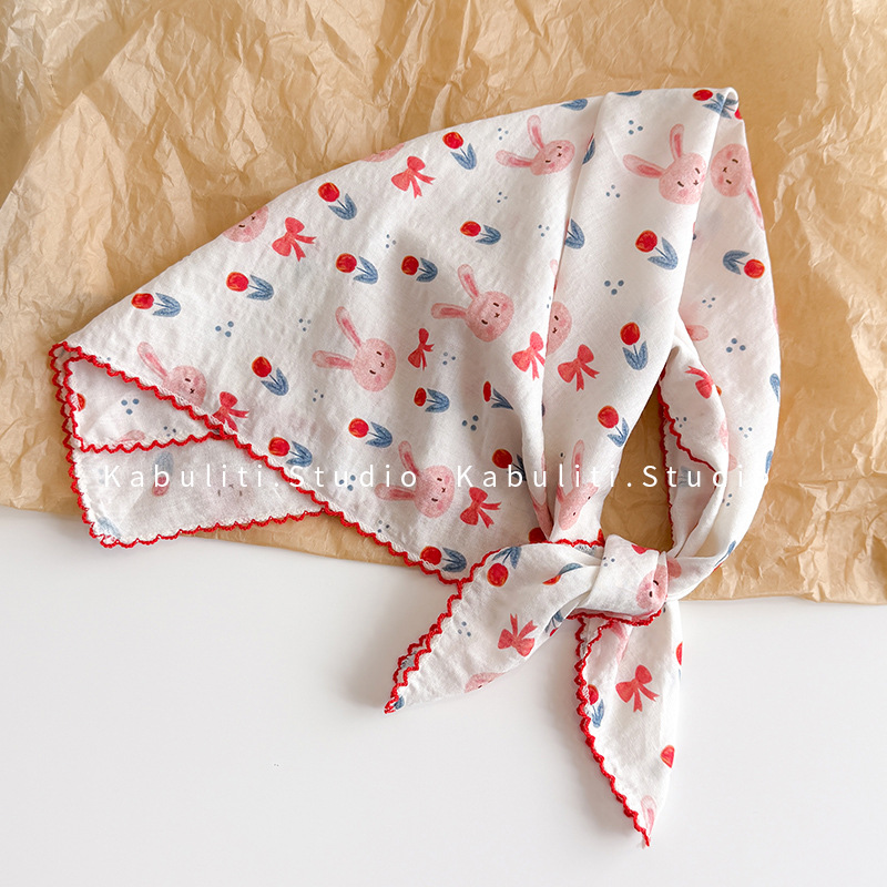 Pañuelo Cuadrado de Algodón y  - Ascot Neck Scarf reseña y precio