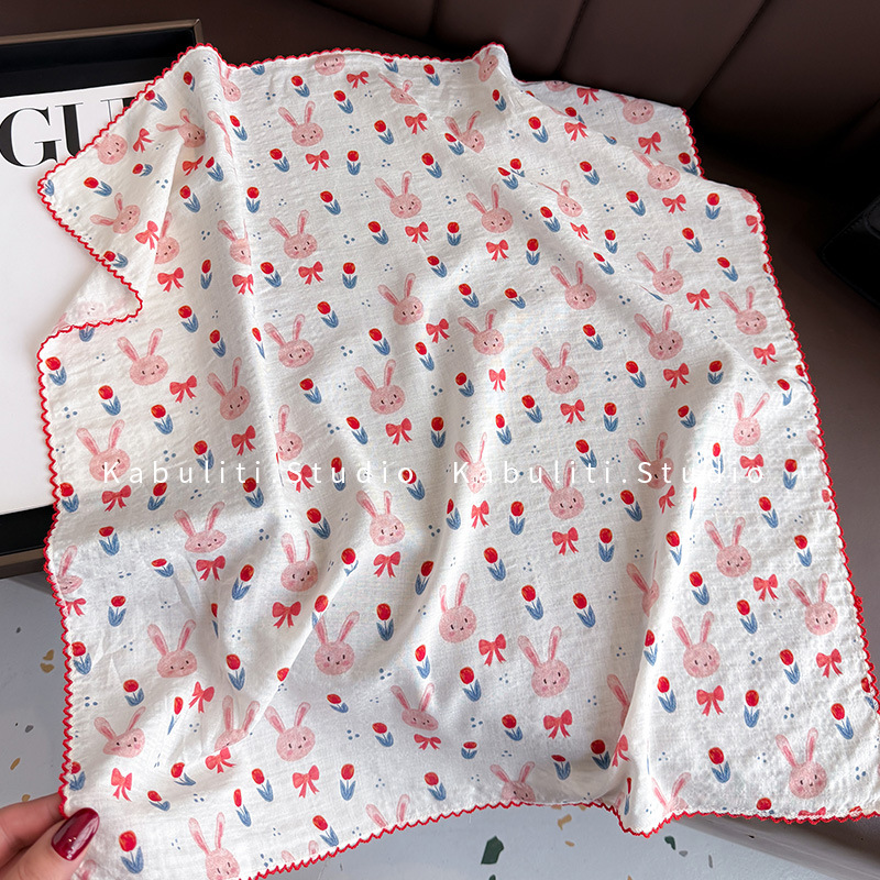 Pañuelo Cuadrado de Algodón y  - Ascot Neck Scarf reseña y precio
