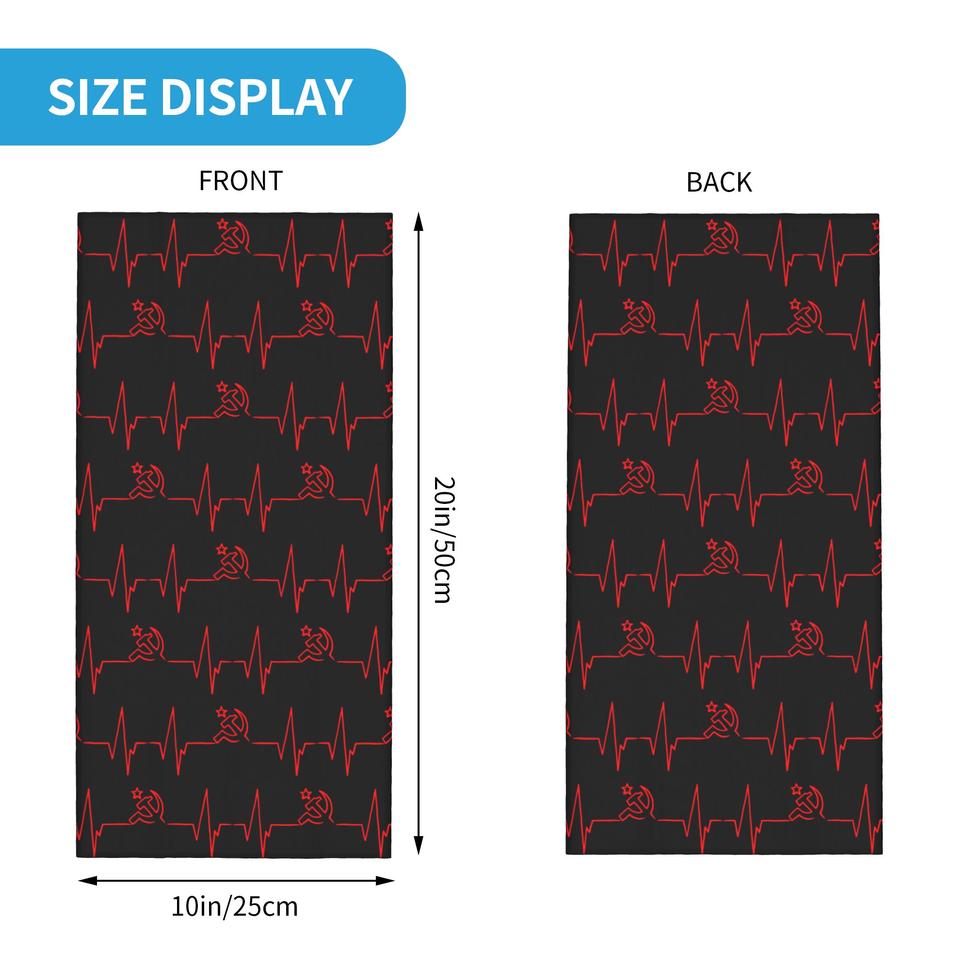 Bandana personalizada con lati - Neck Warmer Tube reseña y precio