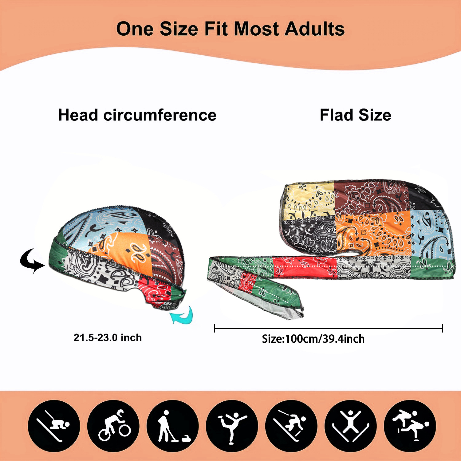 Bandanas sedosas con estampado - Bandana Doo Rag reseña y precio