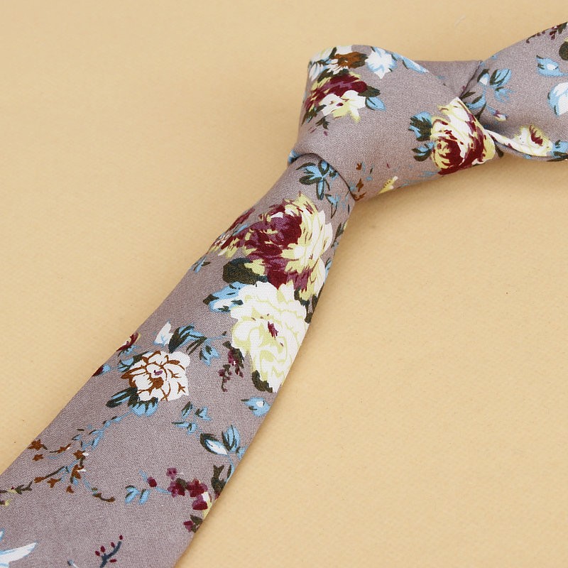 Nueva corbata Floral para homb - Skinny Tie Men reseña y precio
