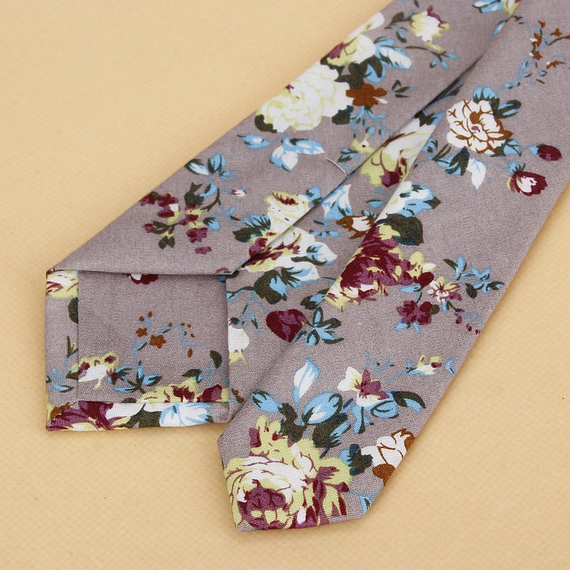 Nueva corbata Floral para homb - Skinny Tie Men reseña y precio