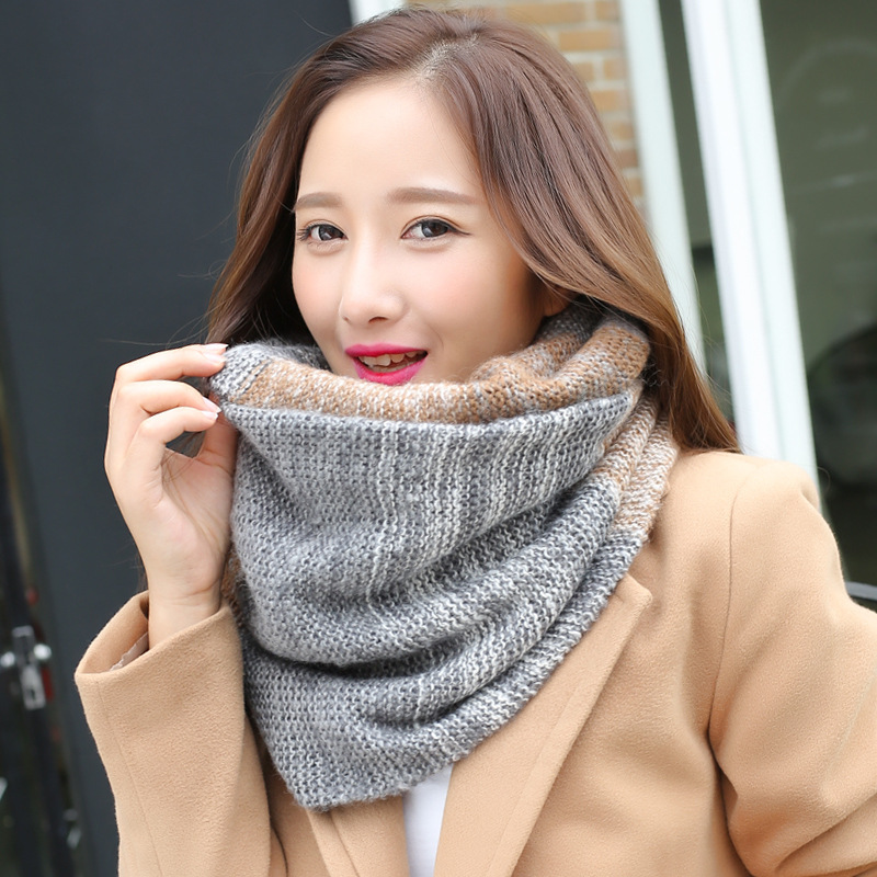 Bufandas infinitas de punto de - Infinity Scarf Knit reseña y precio