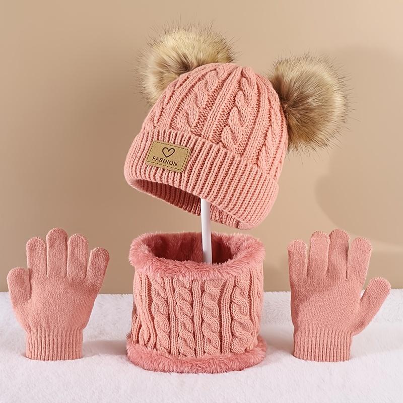 Gorro con decoración de pompon - Infinity Scarf Knit reseña y precio
