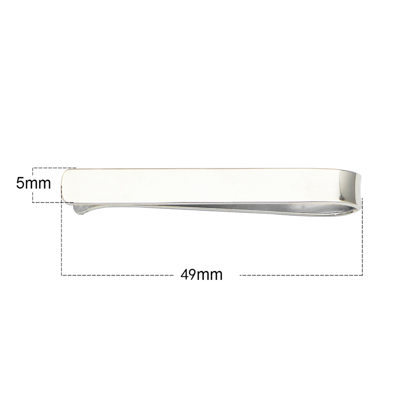 Beadsnice-Clip de corbata de P - Tie Clip Silver reseña y precio