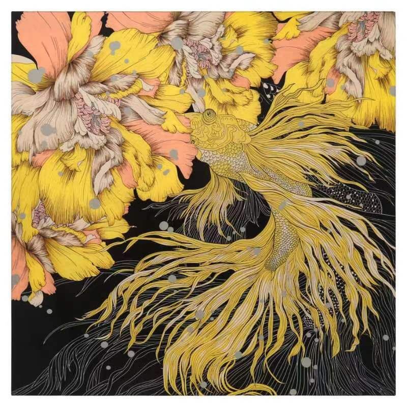 Bufanda de seda de 130CM x 130 - Silk Neck Scarf reseña y precio