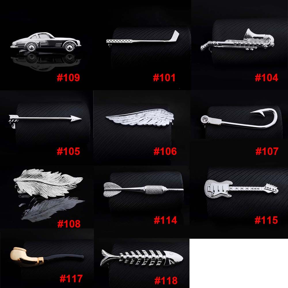 Creative Charm - 1 Pieza - Reg - Tie Clip Silver reseña y precio