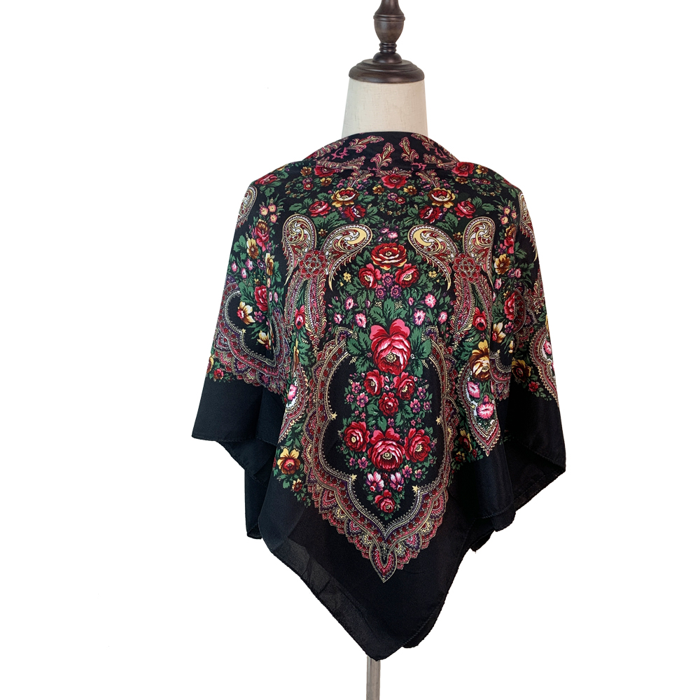 Bufanda cuadrada rusa de 100x1 - Bandana Cotton reseña y precio
