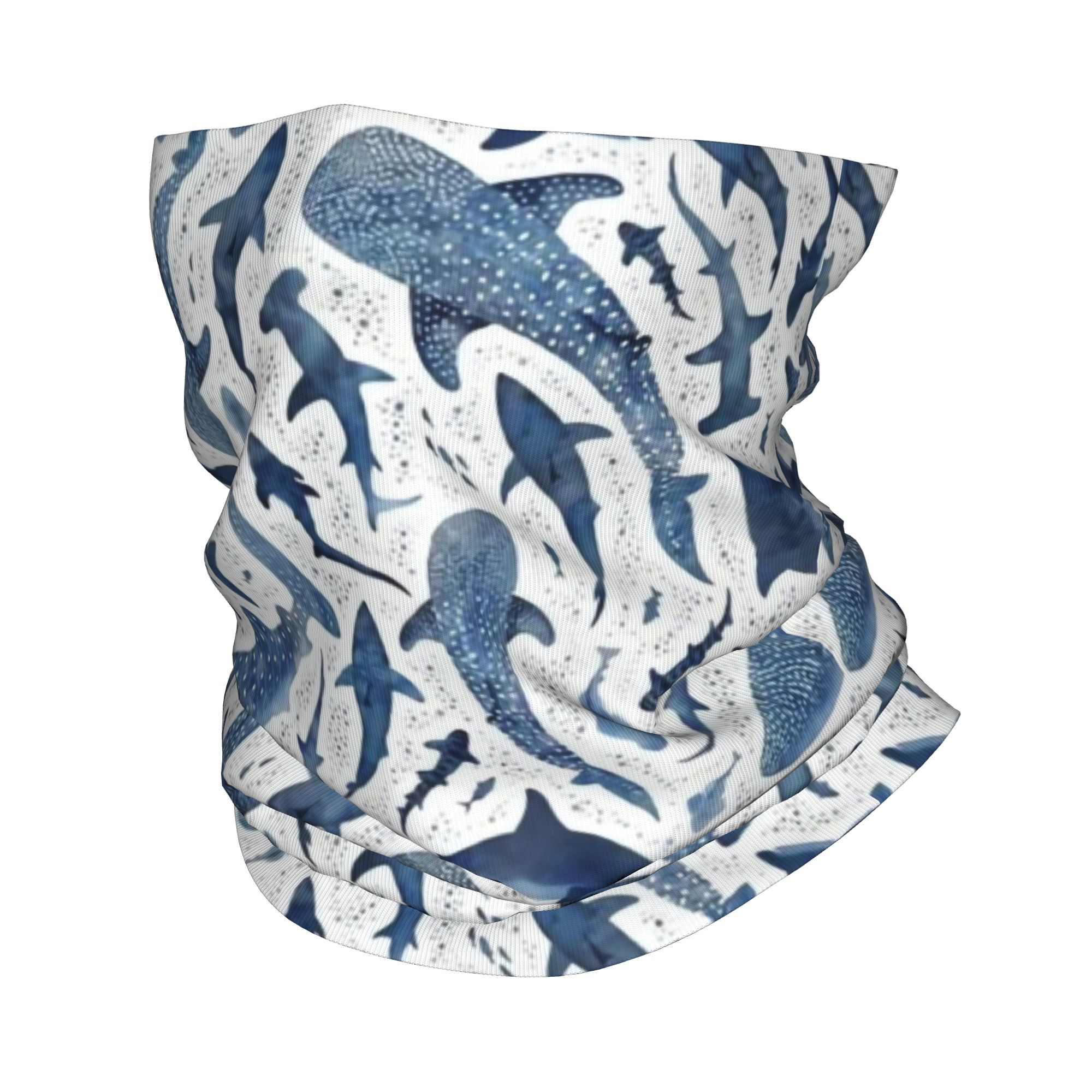 Bandana de tiburón de acuarela - Neck Warmer Tube reseña y precio