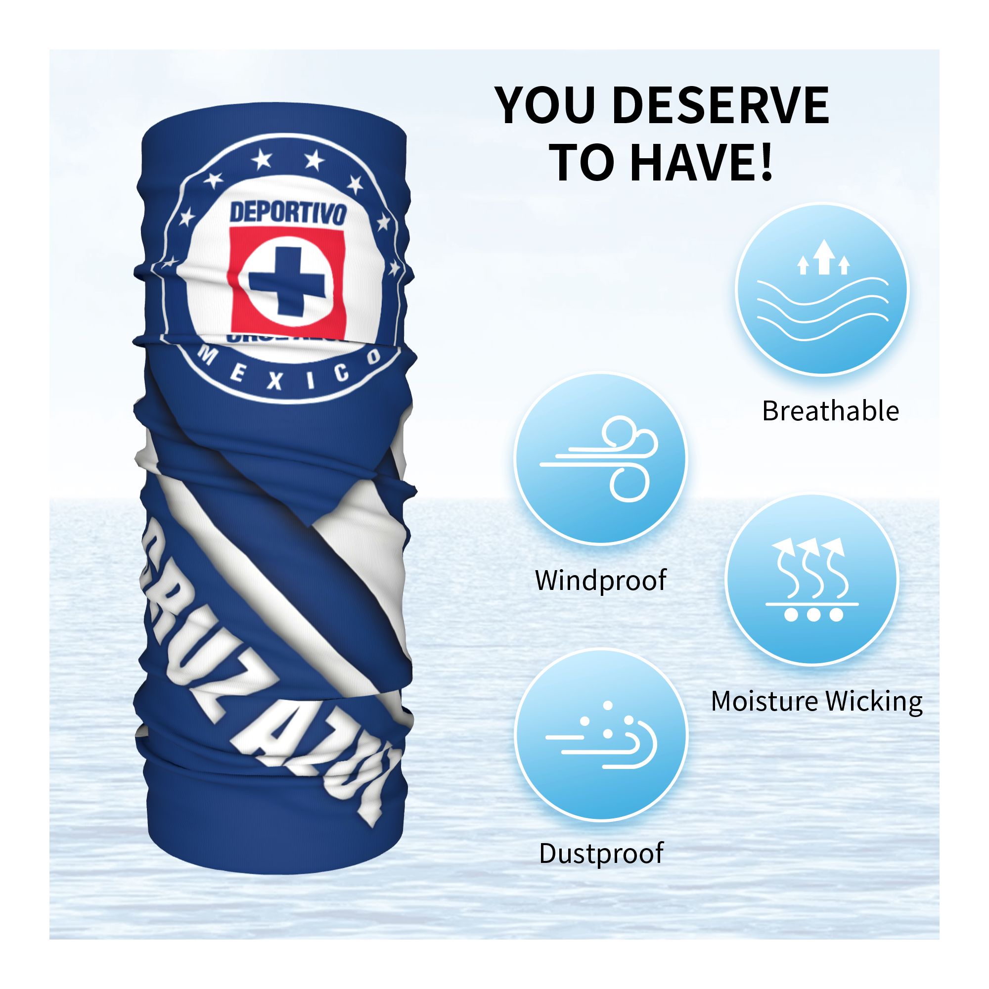 México Football Club Fútbol FC - Neck Warmer Tube reseña y precio