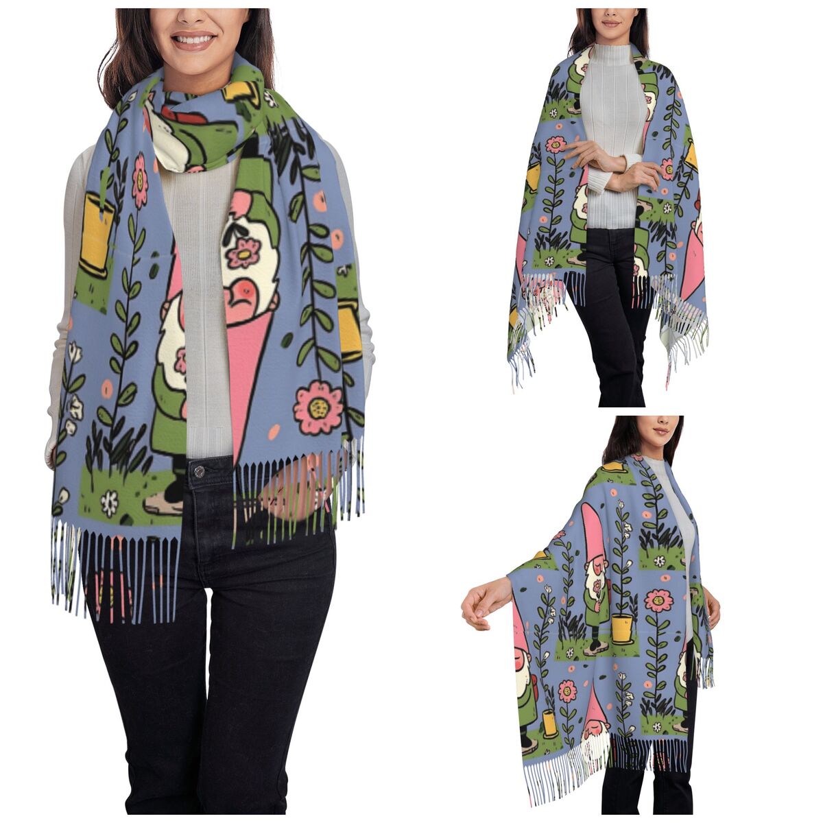 Chales míticos de Gnomo de jar - Pashmina Wrap Large reseña y precio