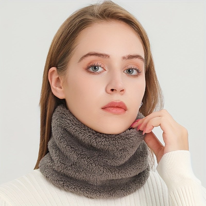 Bufanda infinita de felpa a pr - Infinity Scarf Knit reseña y precio
