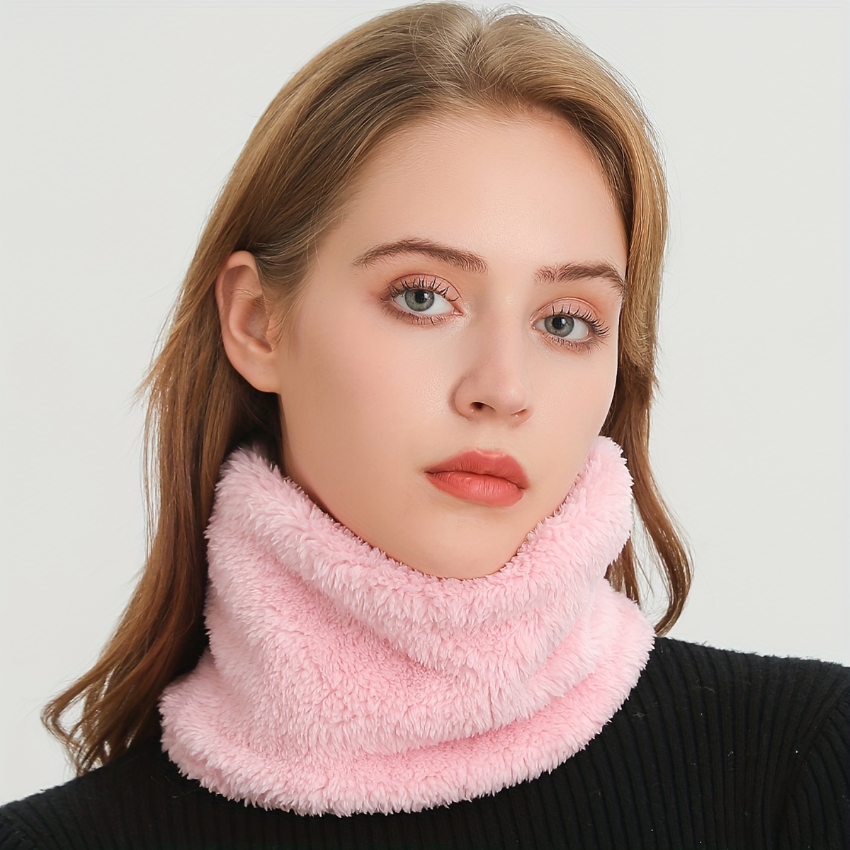 Bufanda infinita de felpa a pr - Infinity Scarf Knit reseña y precio