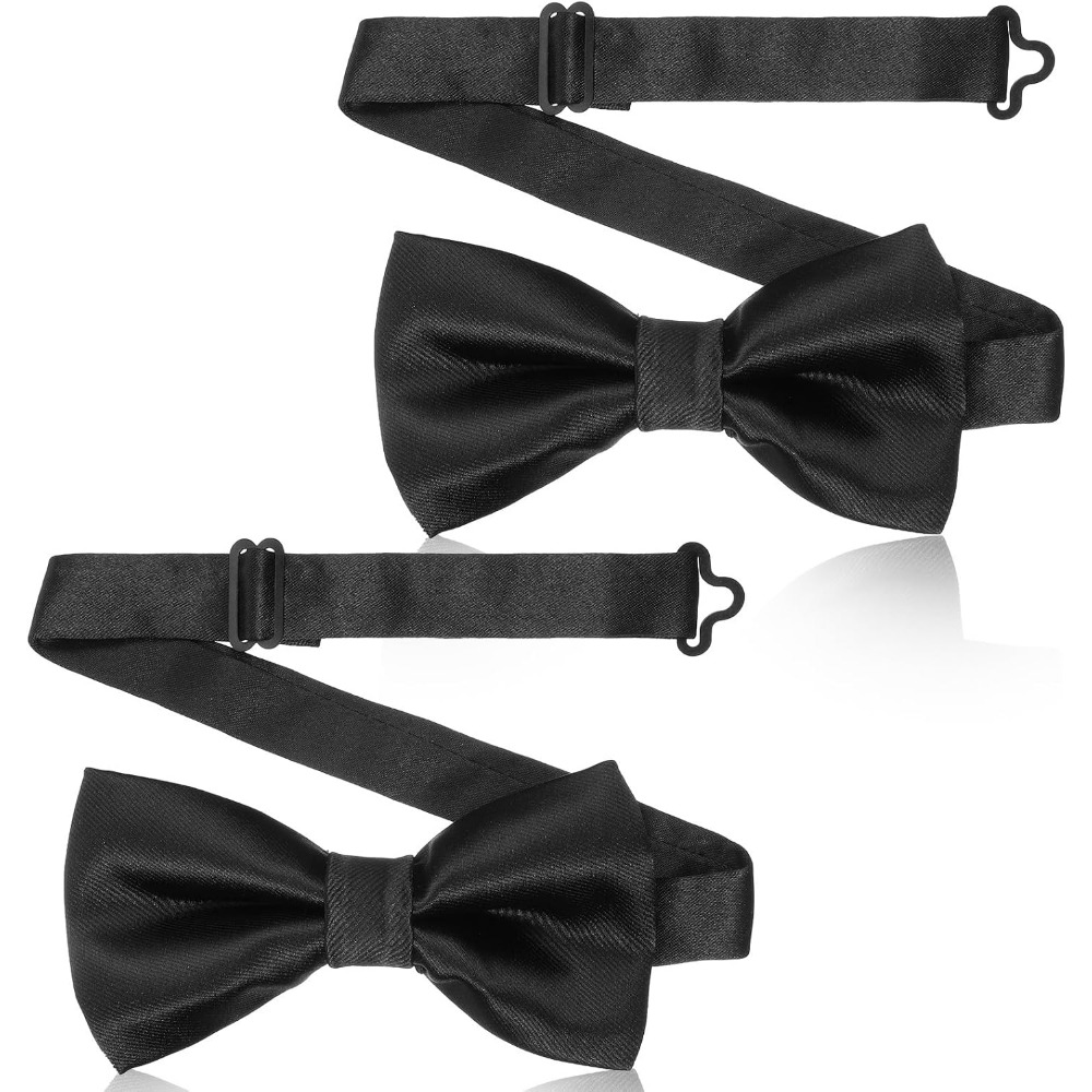Pajaritas Negras de 2 Piezas,  - Bow Tie Pre Tied reseña y precio